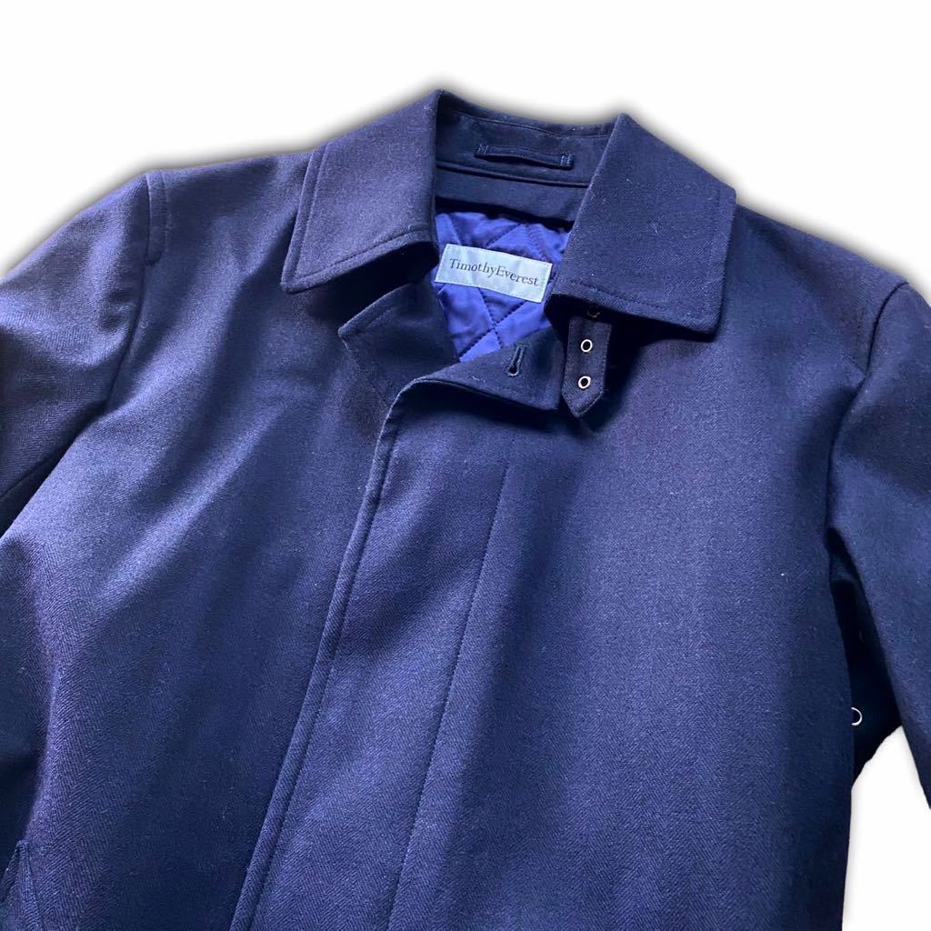 ティモシーエベレスト【最高級】TIMOTHY EVEREST カシミヤ混 ステン