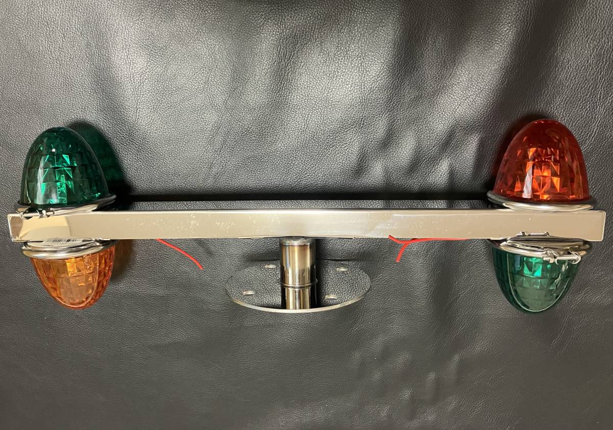 鏡面ステンレス製 大型車用 22.5インチ ホイールマーカー 2個(ホイール
