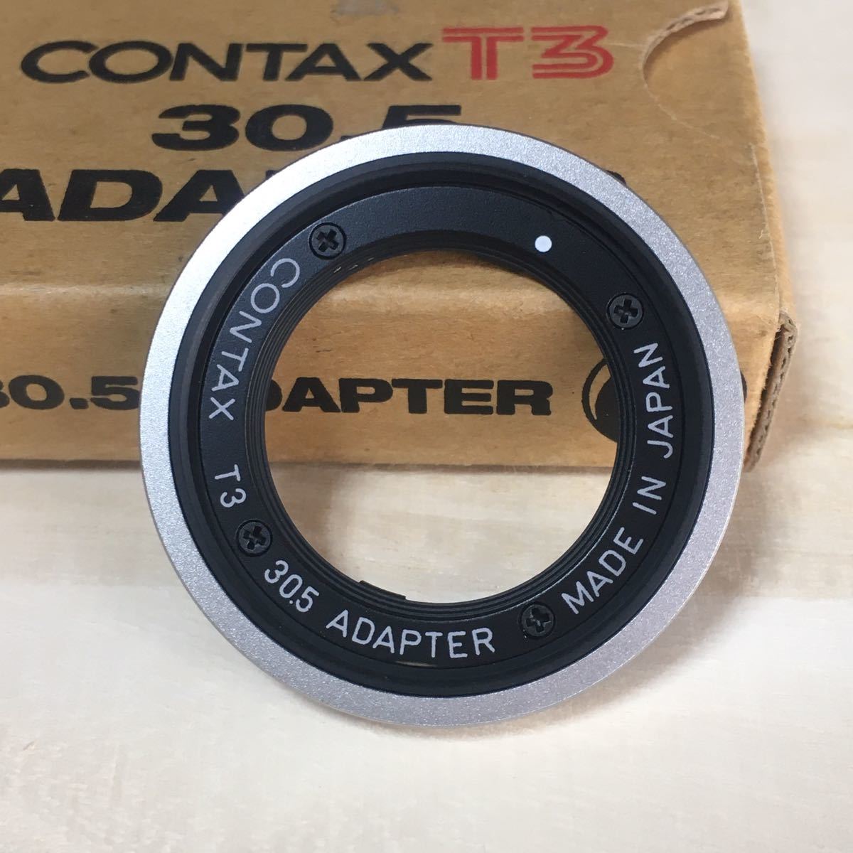 Contax T3 30.5 アダプター 箱付き コンタックス CONTAX T3 30.5