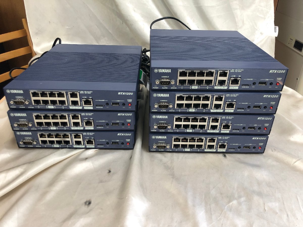 ○Yamaha ギガアクセスVPNルーター RTX1200 中古品 7台セット Yamaha