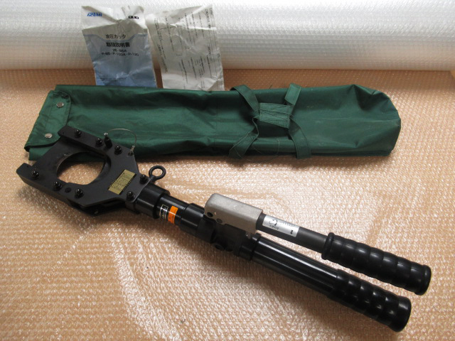 泉精機 油圧式ケーブルカッター85A型 IZUMI 泉精器製作所 油圧カッタ ケーブルカッタ85A型 取扱説明書付き 手動