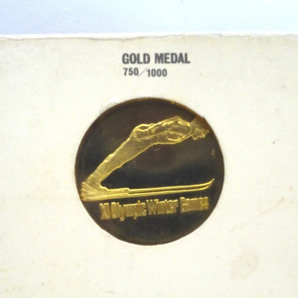 KR213681 第11回札幌オリンピック冬季大会 1972年 記念メダルセット 金