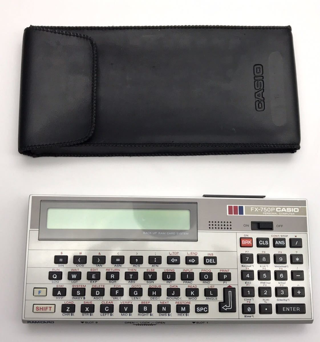 ジャンク扱い】 CASIO FX-750P ポケットコンピュータ 【公式通販】