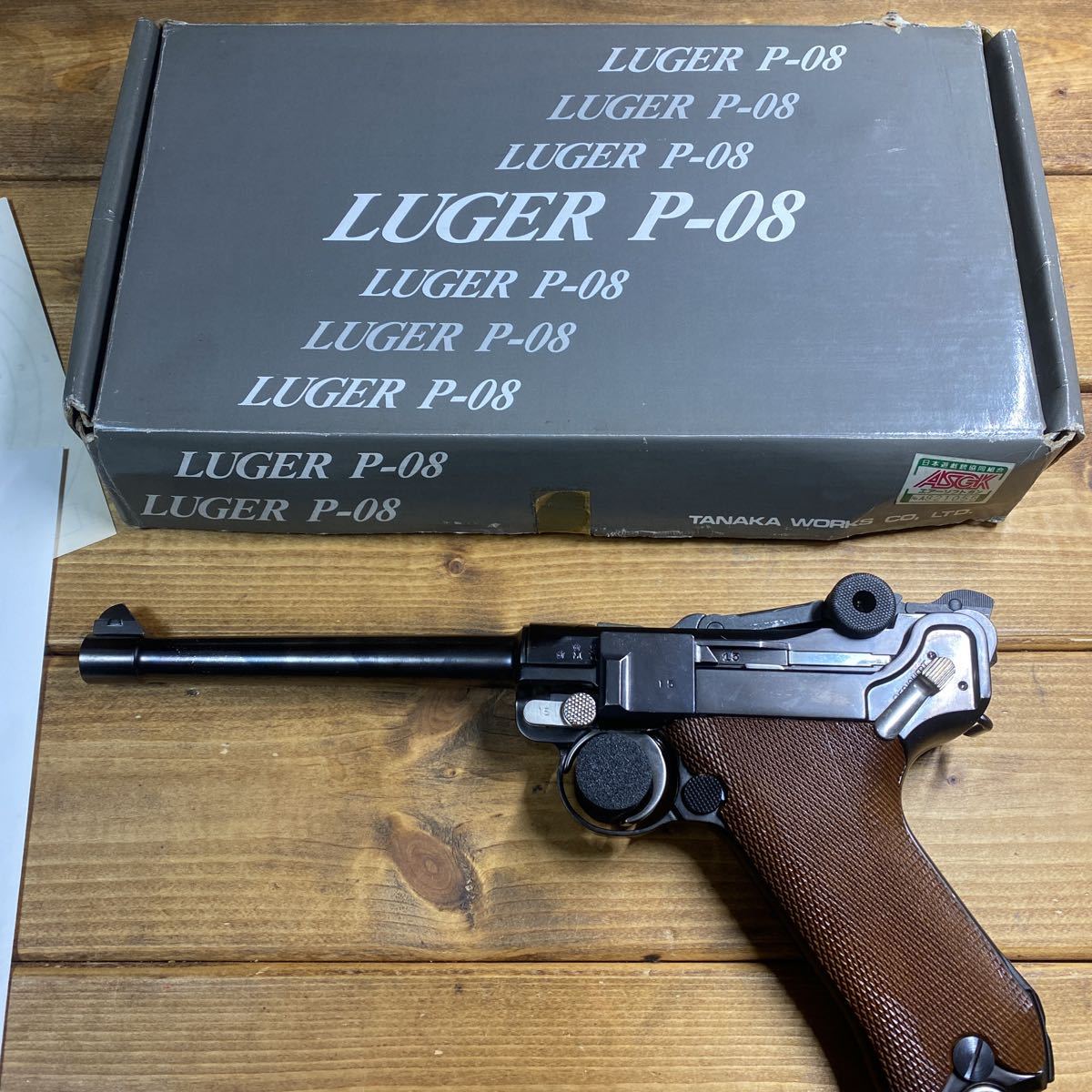 51a194 TANAKA ルガーP08 ガスガン ジャンク品 タナカ ワークス