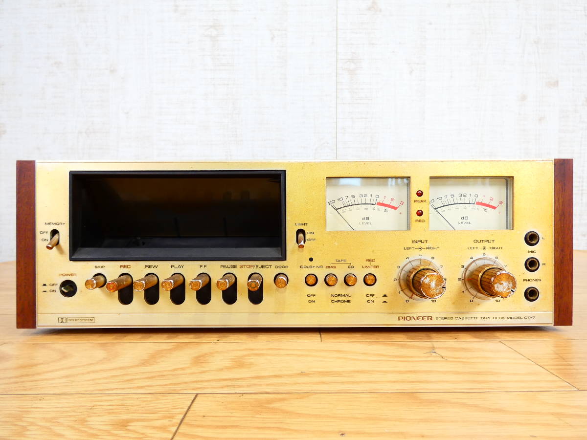 ジャンク】Pioneer CT-7 カセットデッキ 【公式通販】