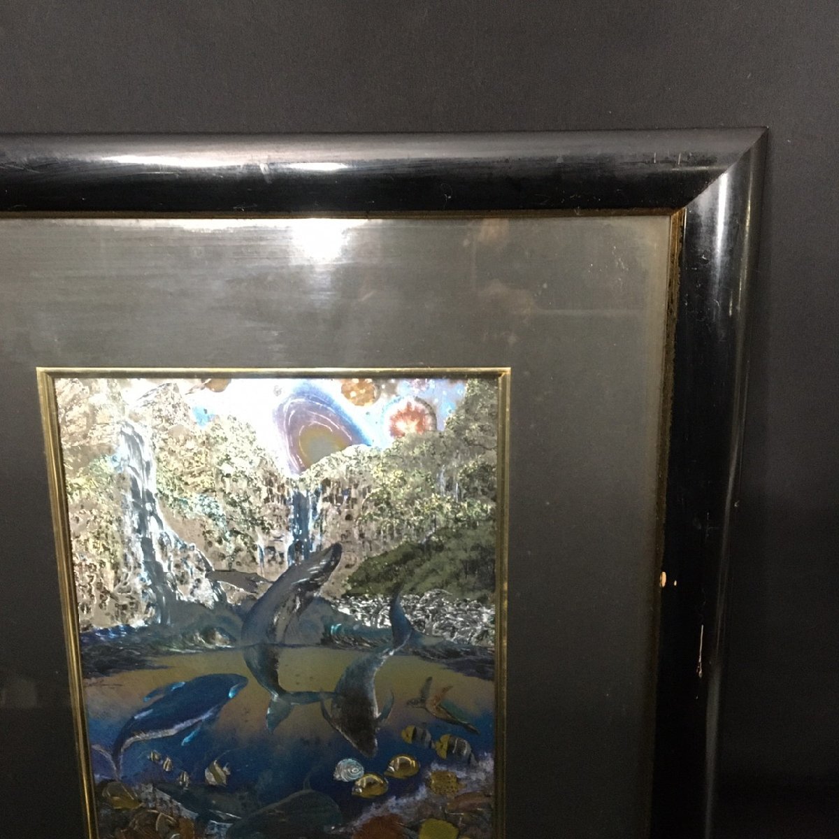 RT1010-6-3 C.R.LASSEN ラッセン メタルライン メタルアート 絵画