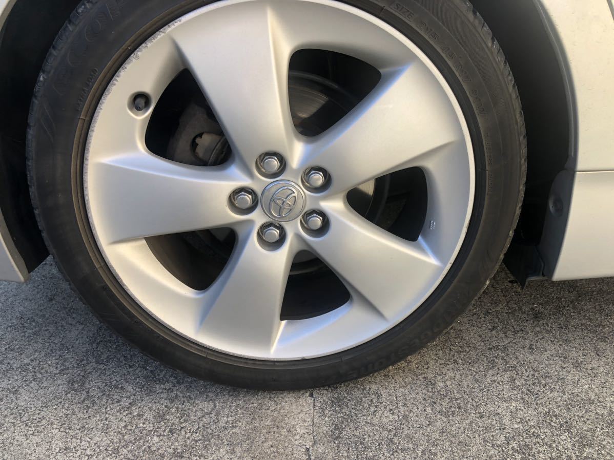 純正ホイール 30プリウス トヨタ ZVW30 17インチ 214/45R17