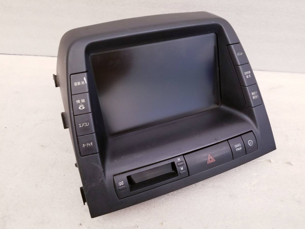 トヨタ プリウス NHW20 純正 HDDマルチナビモニター 86110-47201 確認