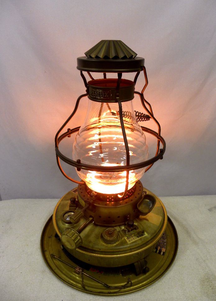 ニッセン石油ストーブ 日本船燈 昭和レトロ アンティーク、芯上下式BS