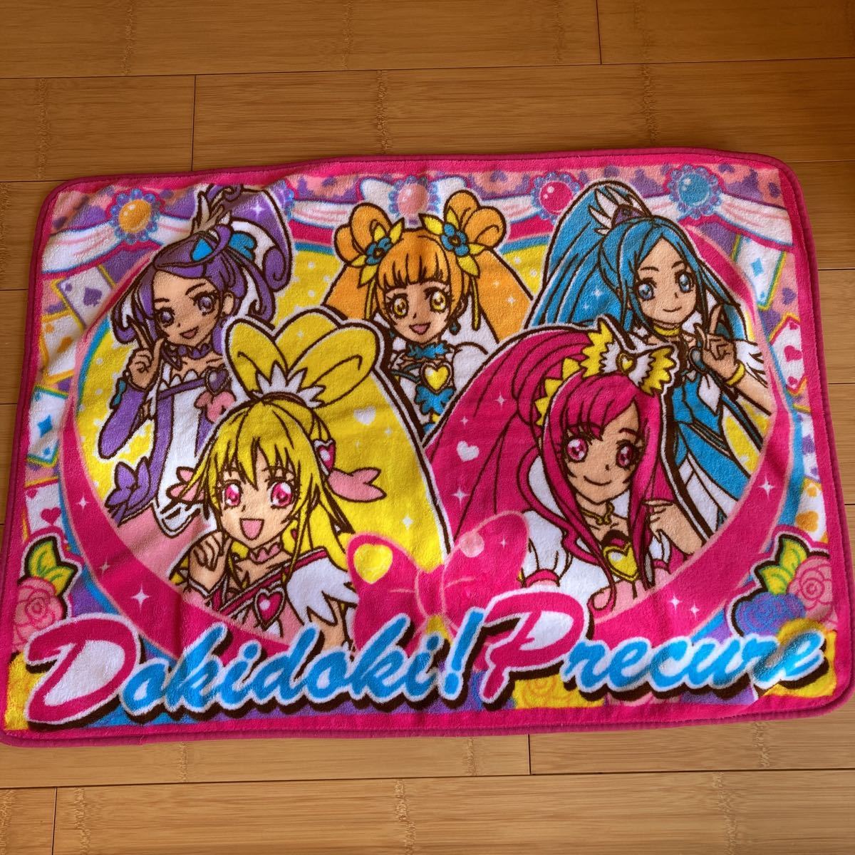 ドキドキプリキュア ひざ掛け毛布　100×140cm ドキドキ！プリキュア ひざ掛け毛布 ブランケット(ブランケット