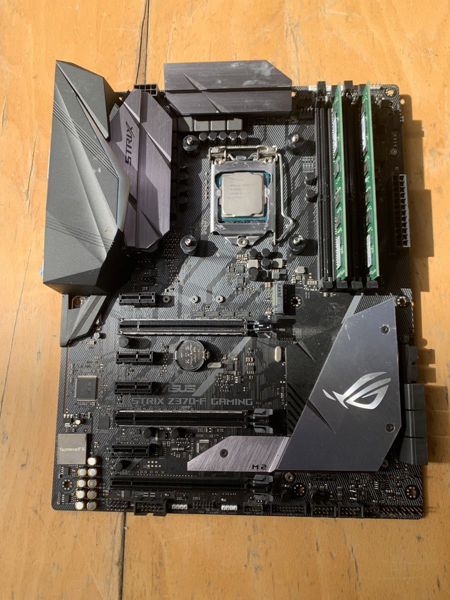 ROG STRIX Z370‑F GAMING & corei7-8700K CPU Corei7 8700K ROG STRIX Z370-F GAMING 32G ROG STRIX Z370-F