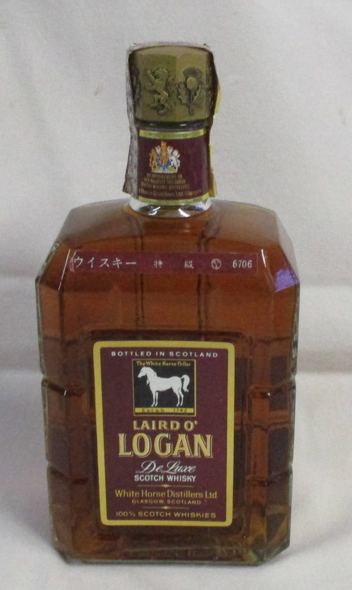 古いお酒 未開栓 ローガン デラックス LOGAN deluxe 43% 760ml