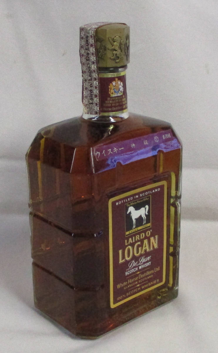 △ 未開栓 古酒 ローガンデラックス スコッチウイスキー 760ml 43% 楽天市場】【未開栓】LOGAN ローガン デラックス 760ml 43％ スコッチ
