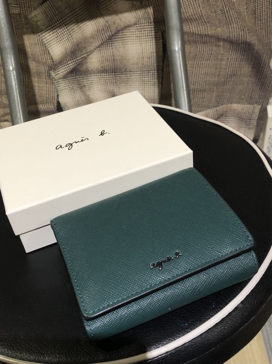 赤字超特価，品質保証 Agnes b. アニエスべー エンボスレザー2つ折りウォレット 財布 グリーン系 FK(その他)｜売買されたオークション情報、yahooの商品情報をアーカイブ公開 - オークファン 服飾小物