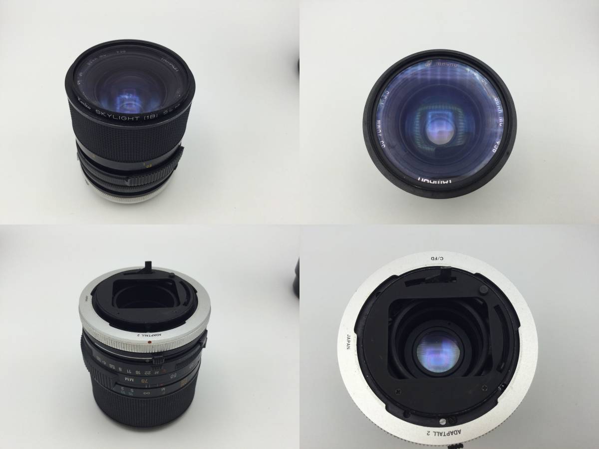K21△【ジャンク/動作未確認】CANON キャノン AE-1 フィルムカメラ