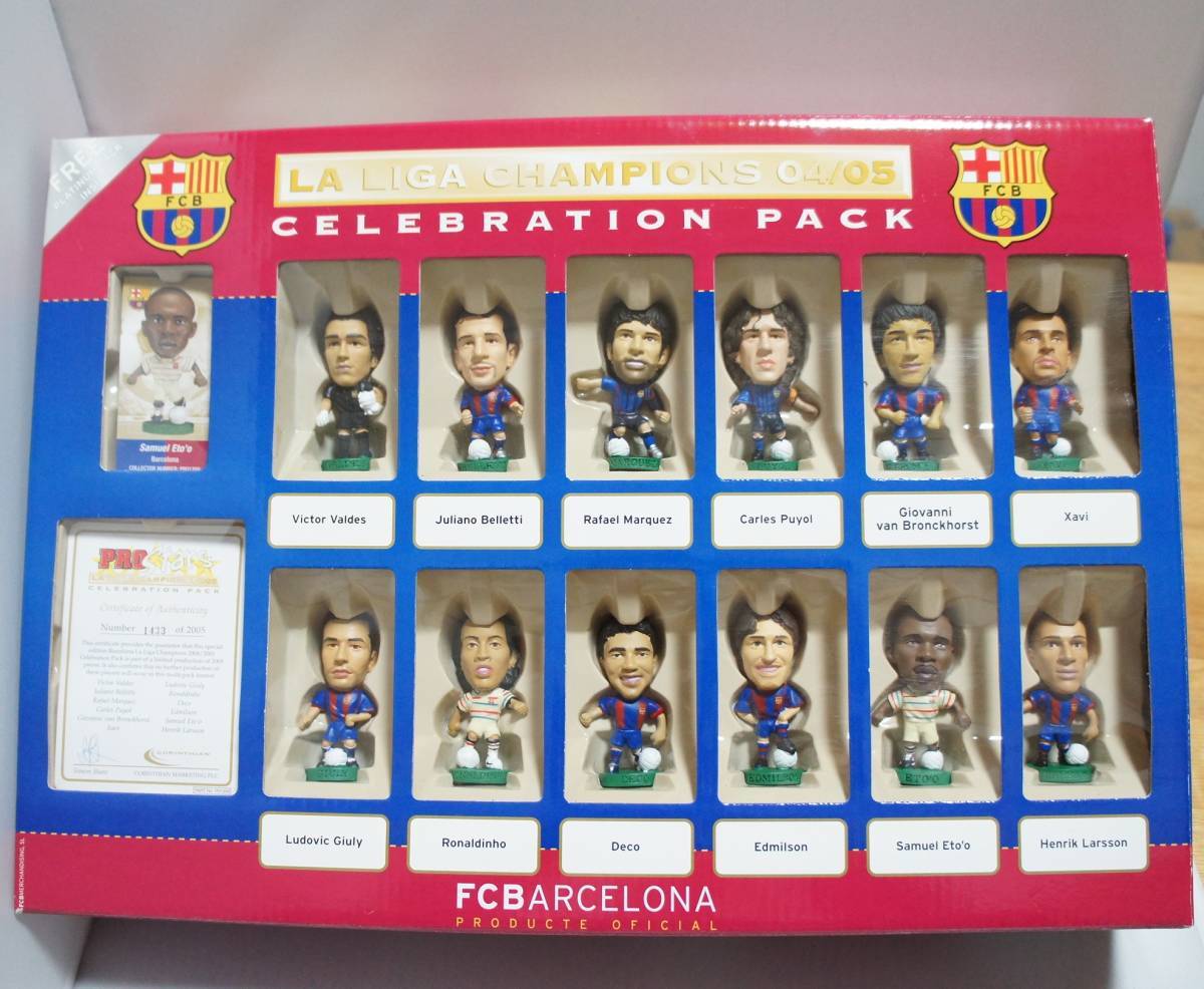 FCバルセロナ ProStars04/05 セレブレーションパック　コリンシアン 1円スタート！ CORINTHIAN PRO Stars LALIGA CHAMPIONS 04/05