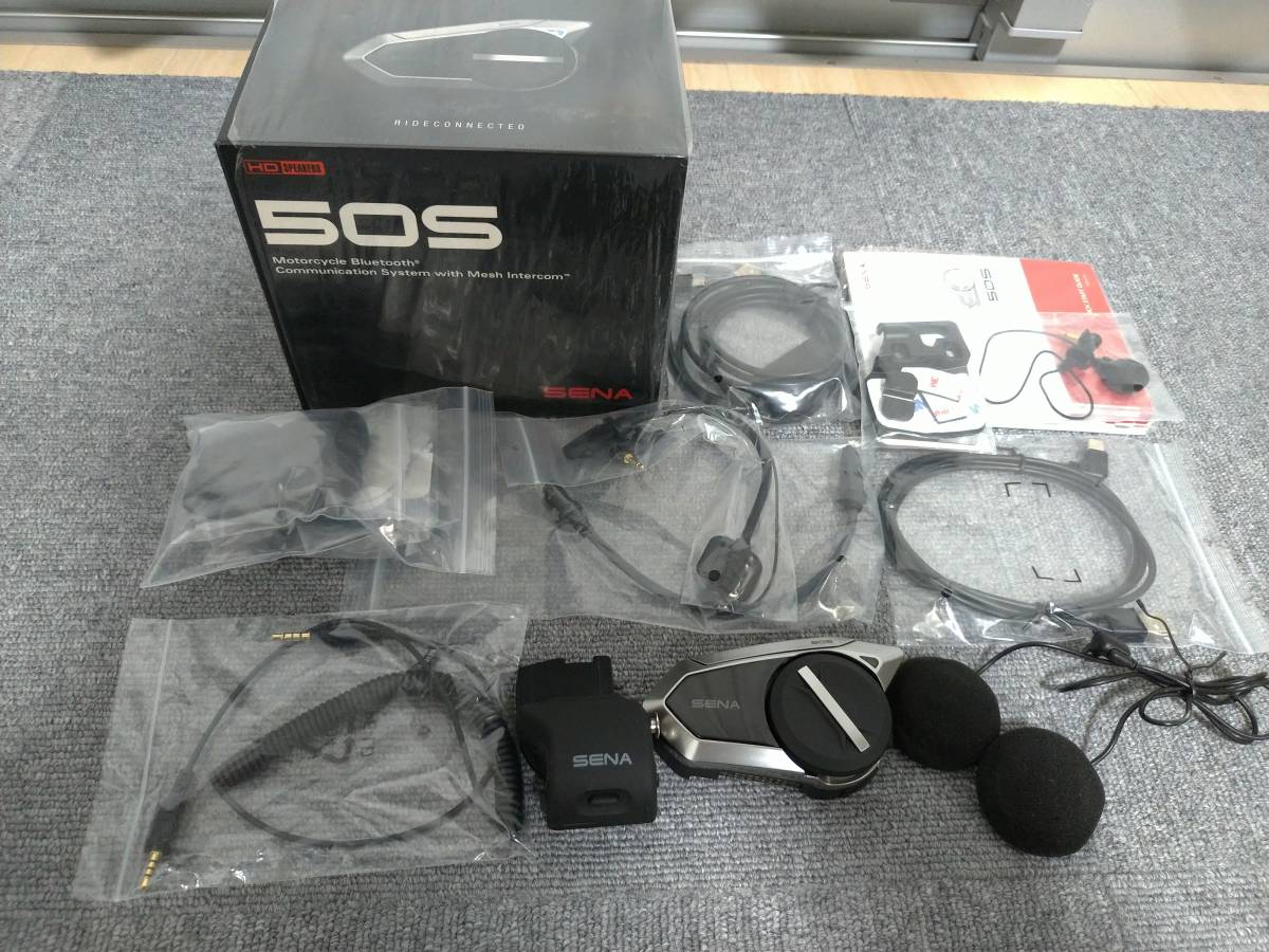 SENA 50S 中古 並行輸入品 日本語化済 最新ファームウェア済 Bluetooth 