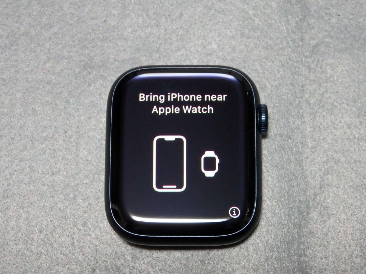 Apple へこみ Watch Series7 GPS モデル 45mm ミッドナイト  