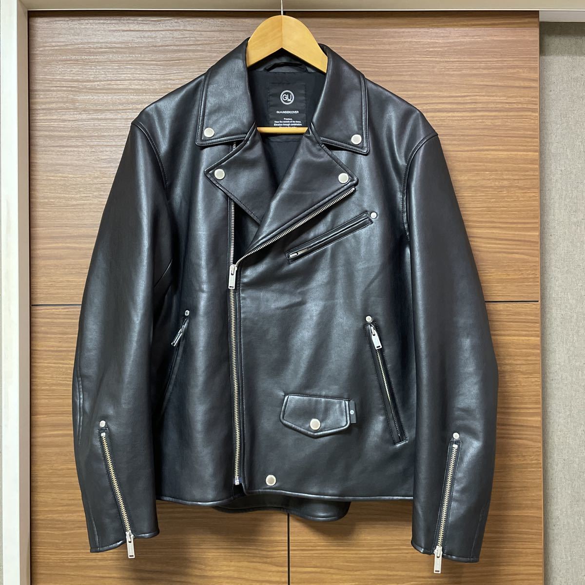 Mサイズ 美品】GU UNDERCOVERジーユー アンダーカバー レザー 