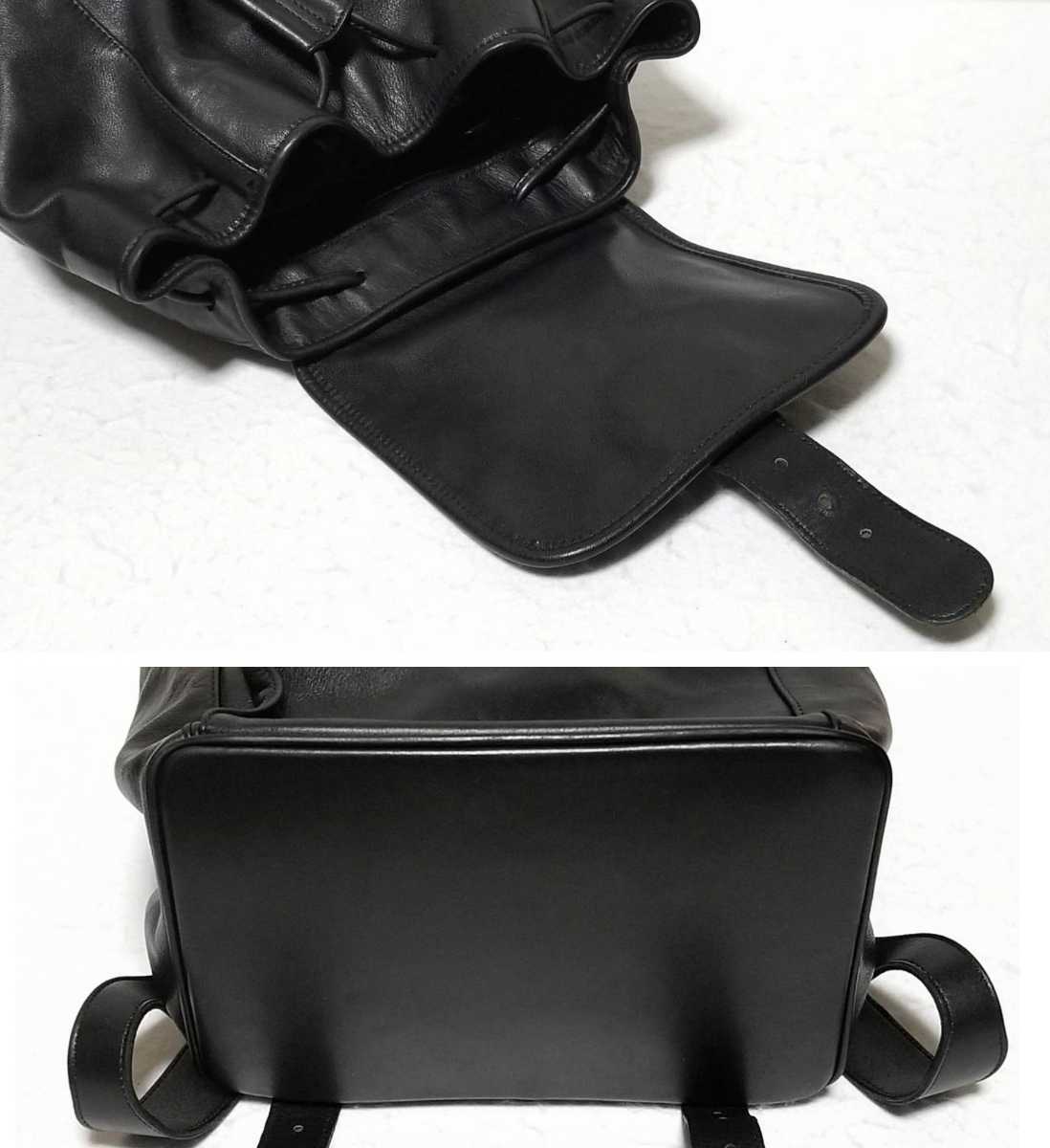 激レア☆美品 COACH コーチ バックパック リュック レザー ブラック