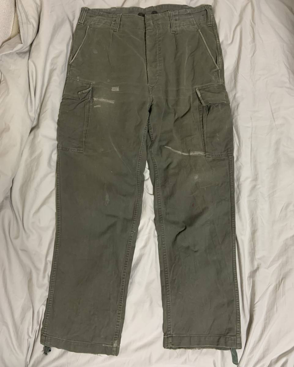 ドイツ軍! 1989年!カーゴパンツ! 軍パン! ミリタリー! モールスキン 