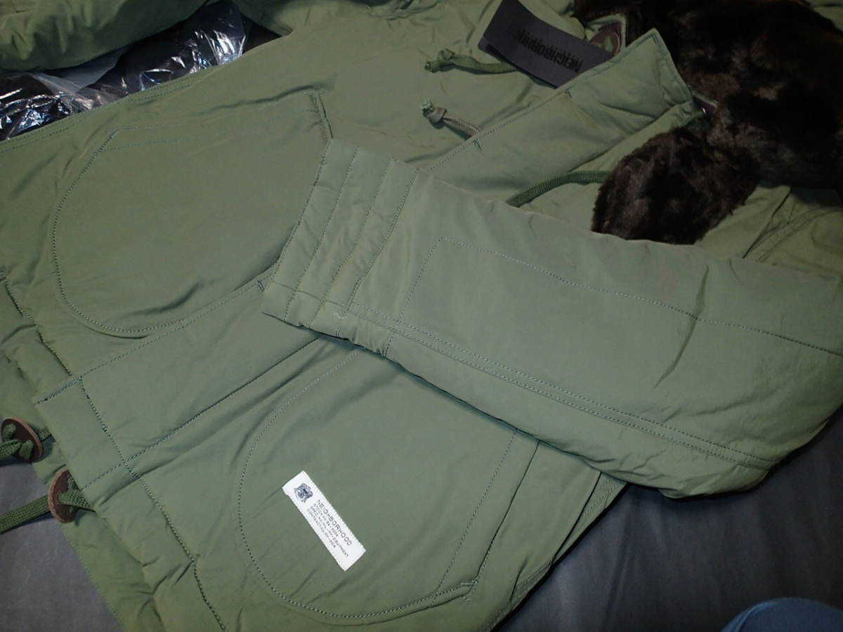 15AW 新品未使用 ネイバーフッド BH.B-9 / NC-JKT ダウン オリーブ 