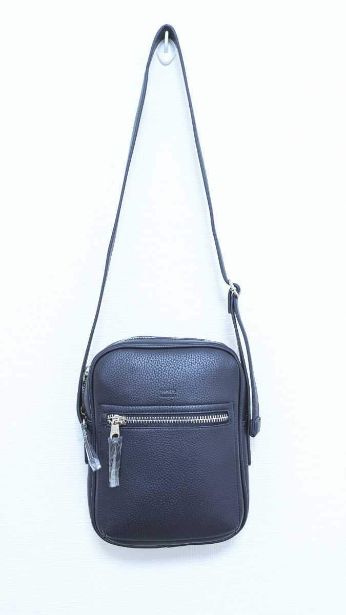 新品未使用】TAKEO KIKUCHI タケオキクチ ショルダーバッグ ネイビー  