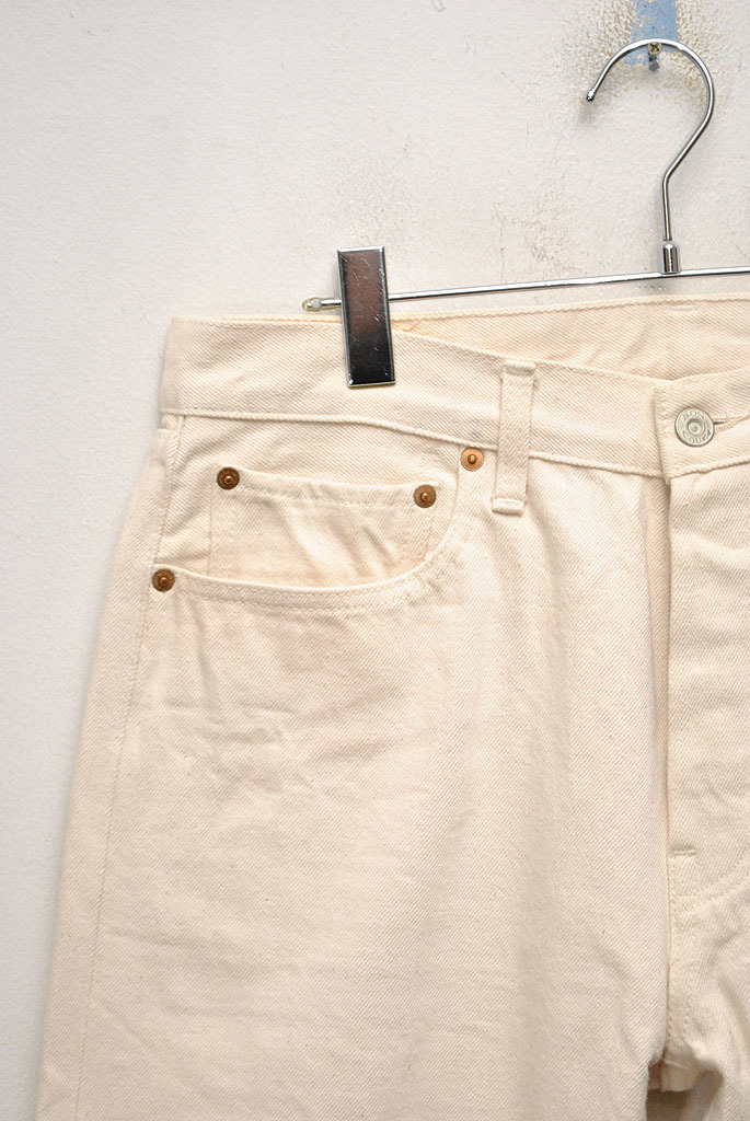 BONCOURA 66 WHITE DENIM ボンクラ/ホワイトデニム/ジーンズ/34