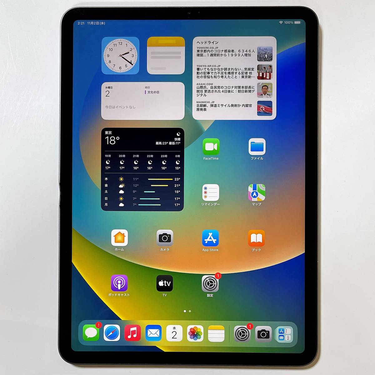 iPad Pro (第2世代) 11インチ 256GB Cellularモデル iPad Pro 256GB