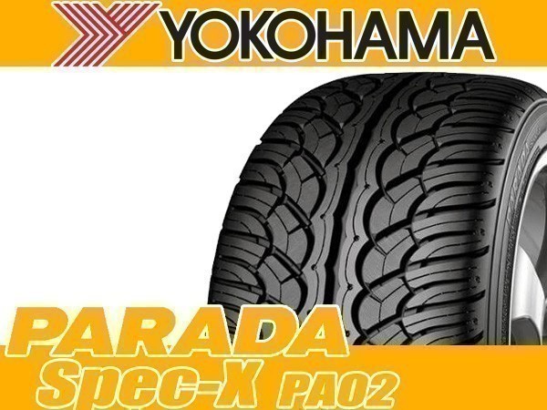 255/40R20 4本セット(4本SET) YOKOHAMA(ヨコハマ) PARADA Spec-X PA02 サマータイヤ (送料無料 新品)_1