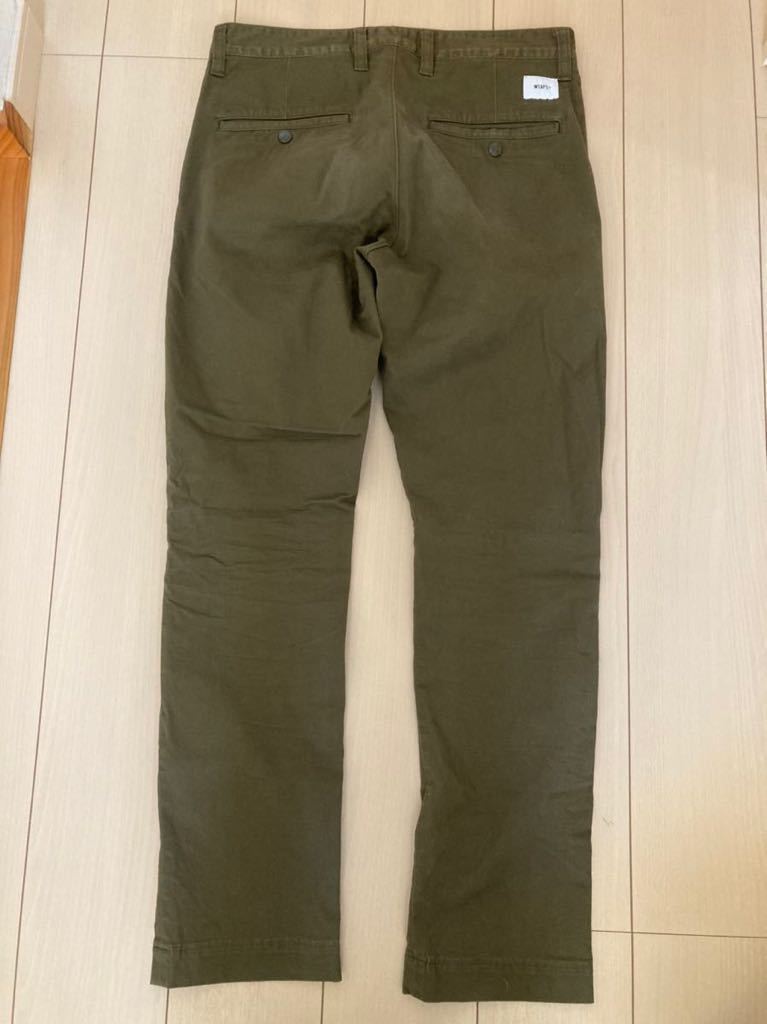 ダブルタップ wtaps KHAKI TIGHT TROUSERS.COTTON.CHINO パンツ