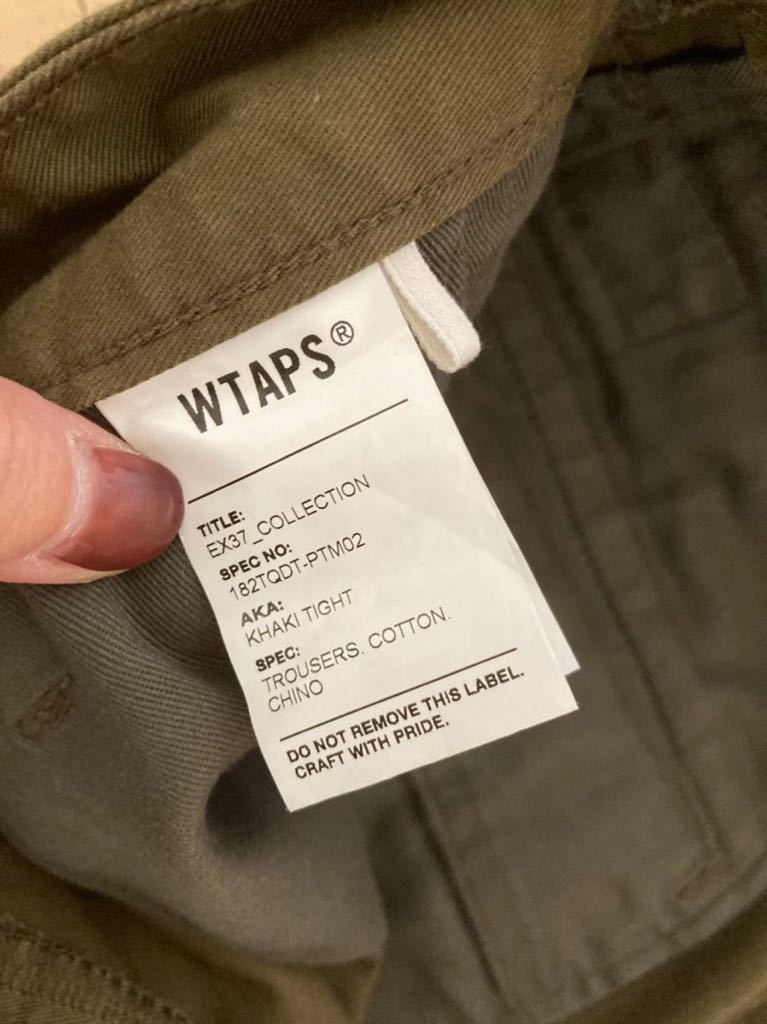ダブルタップ wtaps KHAKI TIGHT TROUSERS.COTTON.CHINO パンツ