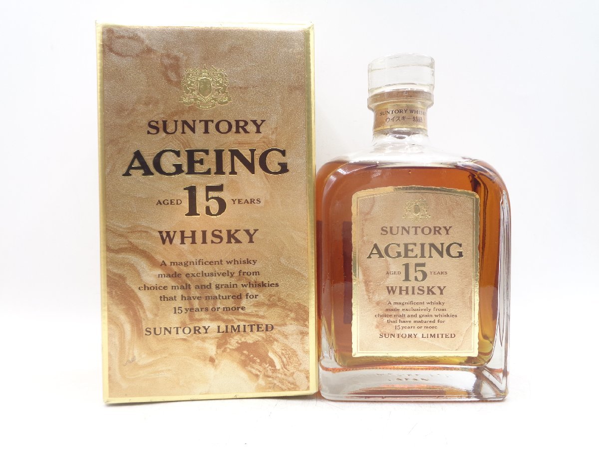 サントリー ウイスキー 特級 エイジング 15年 古酒 750ml 43% Yahoo