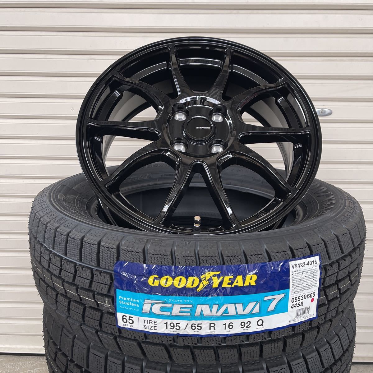 新品スタッドレスセット195/65R16 グッドイヤーアイスナビ7 GSPEED G06 