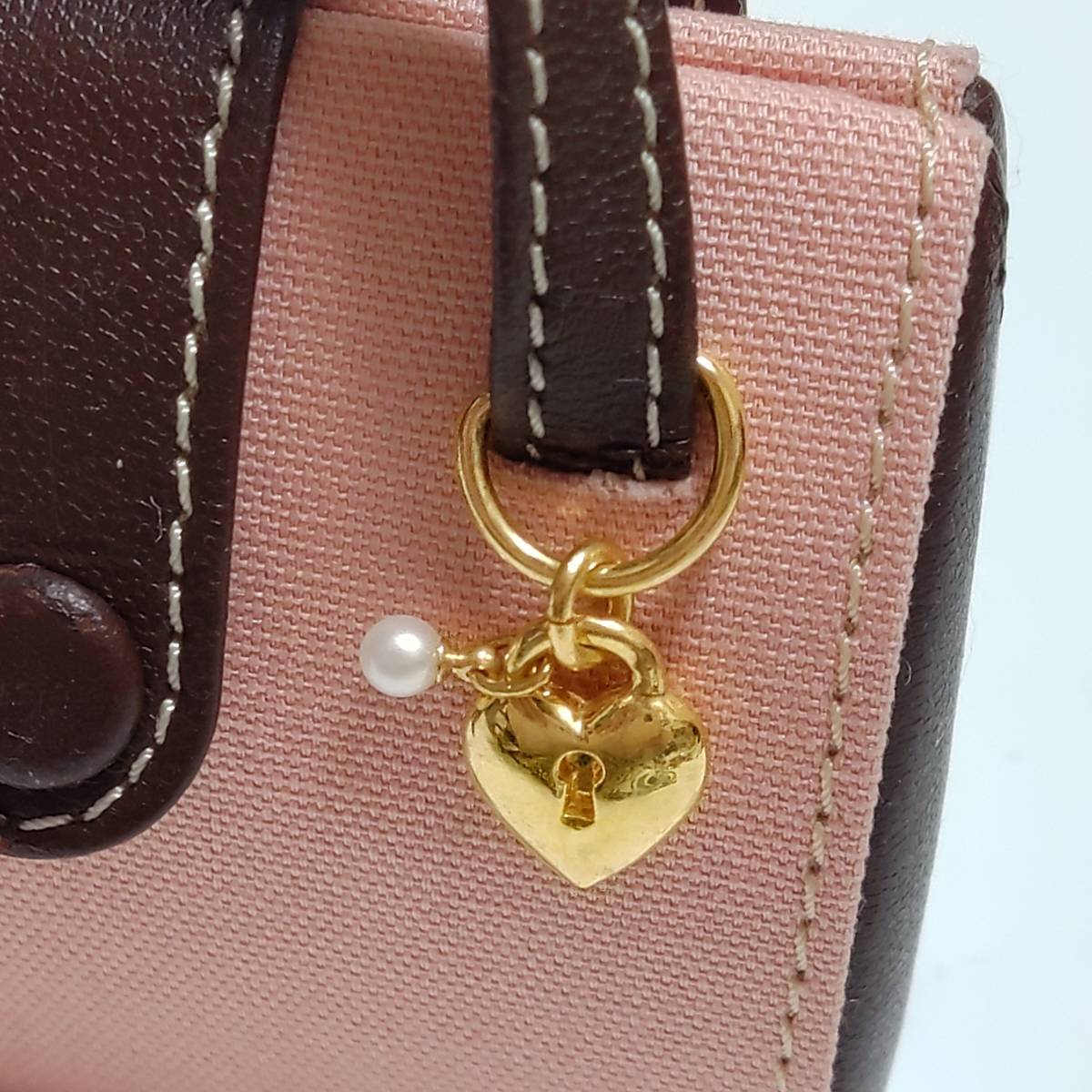 ミキモト パール付き ジュエリーケース ハンドバッグ型 アクセサリー
