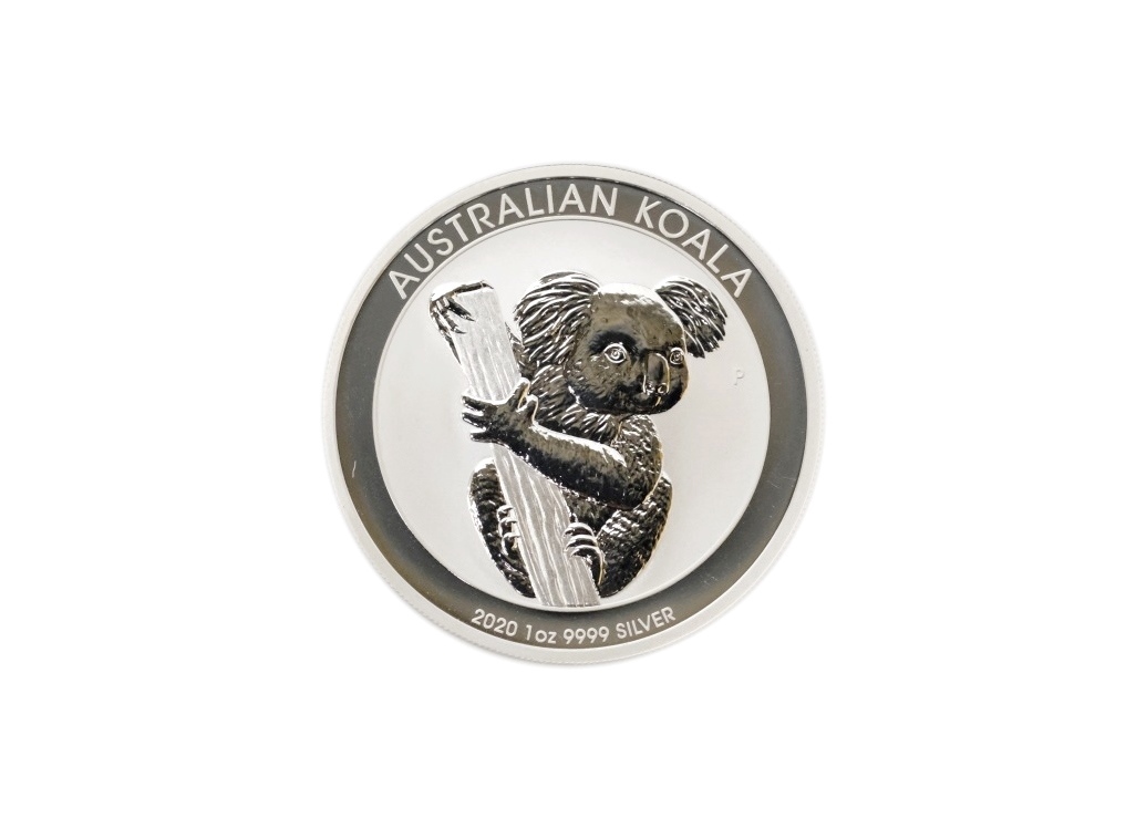 2020年コアラ銀貨 1オンス 純銀 未使用 純銀 シルバー1000 コアラ