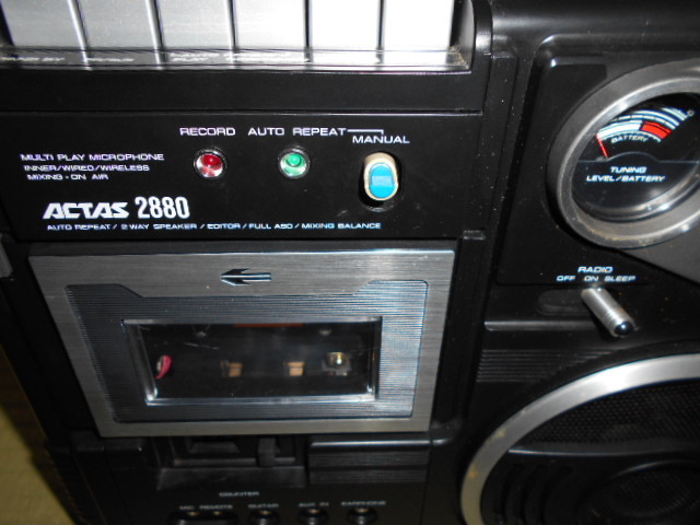 TOSHIBA☆ACTAS 2880☆ マ*︎様 ジャンク 東芝 ACTAS RT-2880 ラジカセ