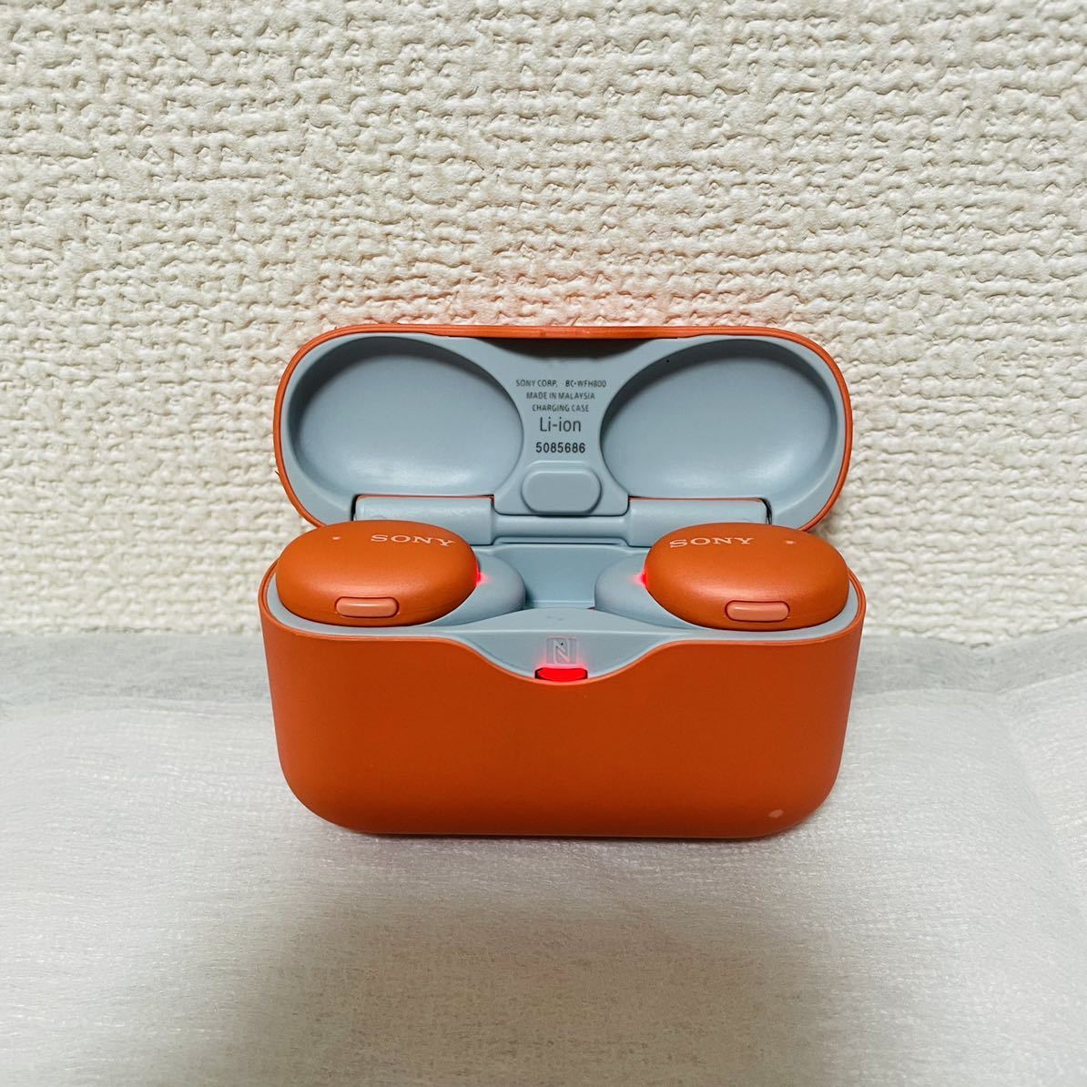 SONY 完全ワイヤレス イヤホン WF-H800 オレンジ