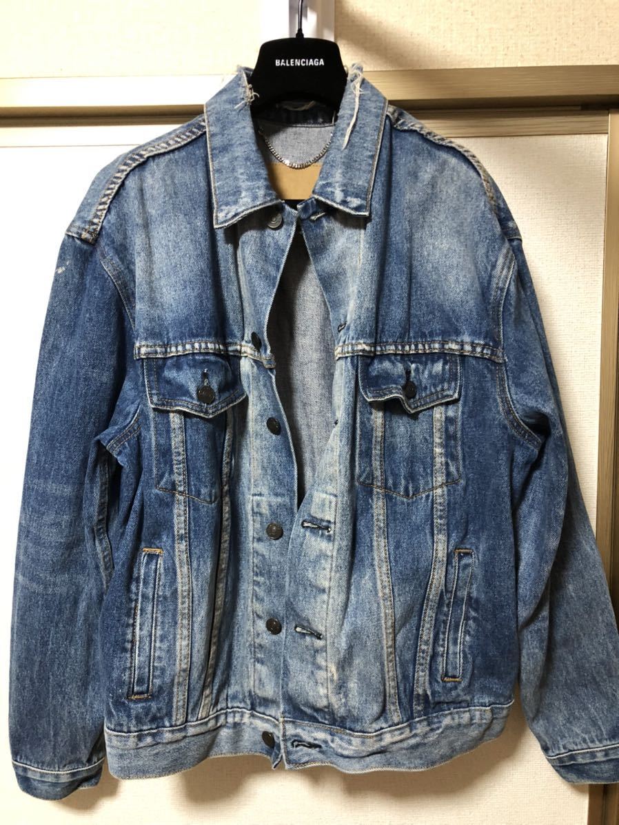 BACK LOGO PRINT DENIM JACKET / バックロゴ デニムジャケット