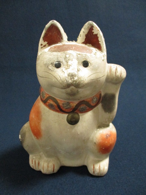 招き猫 土人形 貯金箱 戦前位の入札履歴 - 入札者の順位