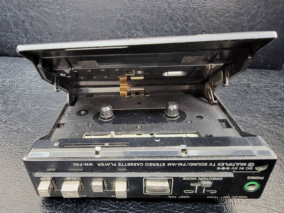 レトロ】ソニースポーツウォークマンFMブラックジャンク