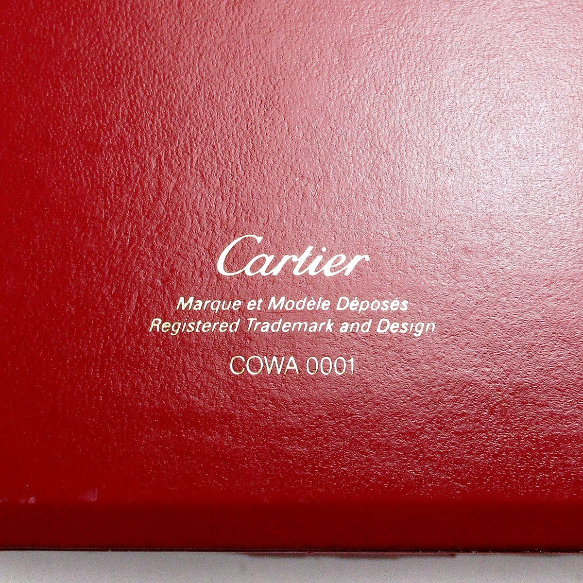 1円 カルティエ 時計 箱 BOX 【箱のみ】 Cartier ケース 保証書 取扱