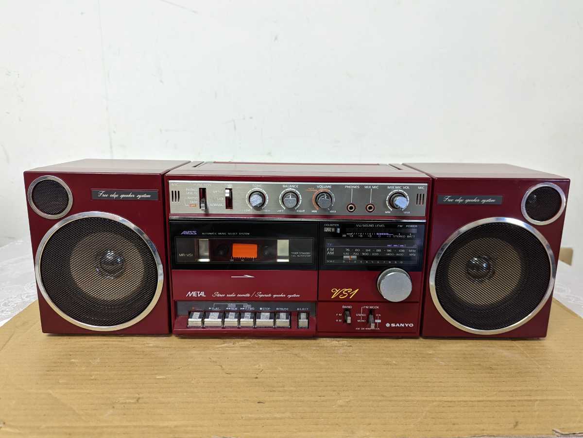 SANYO M-V40K ラジオ・カセットプレーヤー ジャンク品 【公式
