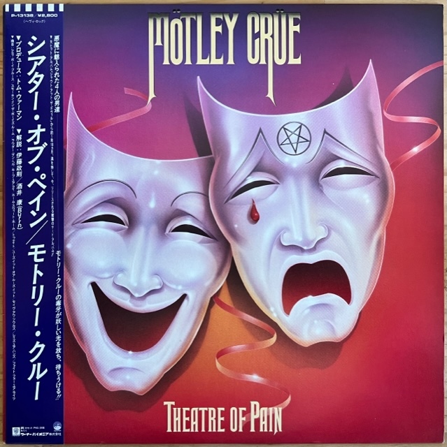 LP□HR/HM/MOTLEY CRUE/THEATRE OF PAIN/ELEKTRA P-13138/国内85年ORIG