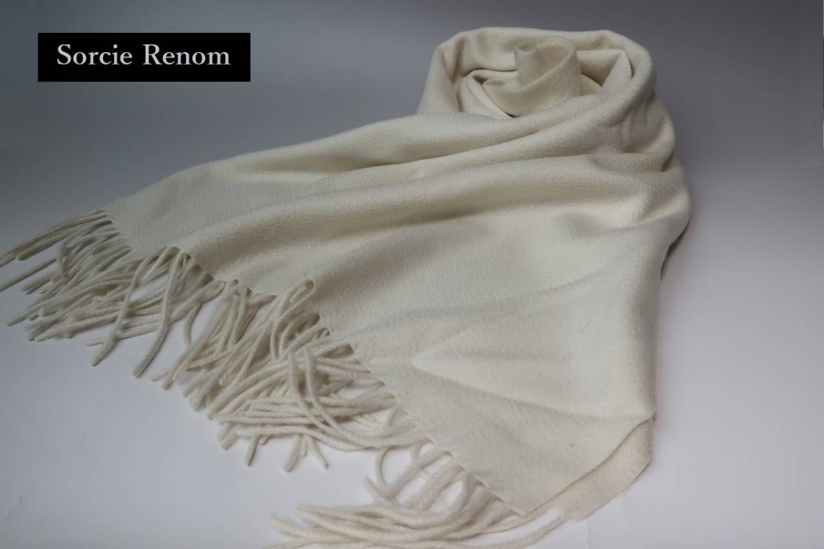 おまとめりんごさま ソシエレノ カシミヤ100% ストール コート 新品 Sorcie Renom（ソシエレノ） カシミヤ 100％ 大判 ストール