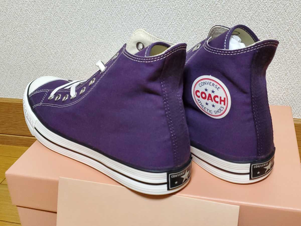 新品箱付き CONVERSE ADDICT コンバースアディクト COACH CANVAS HI 