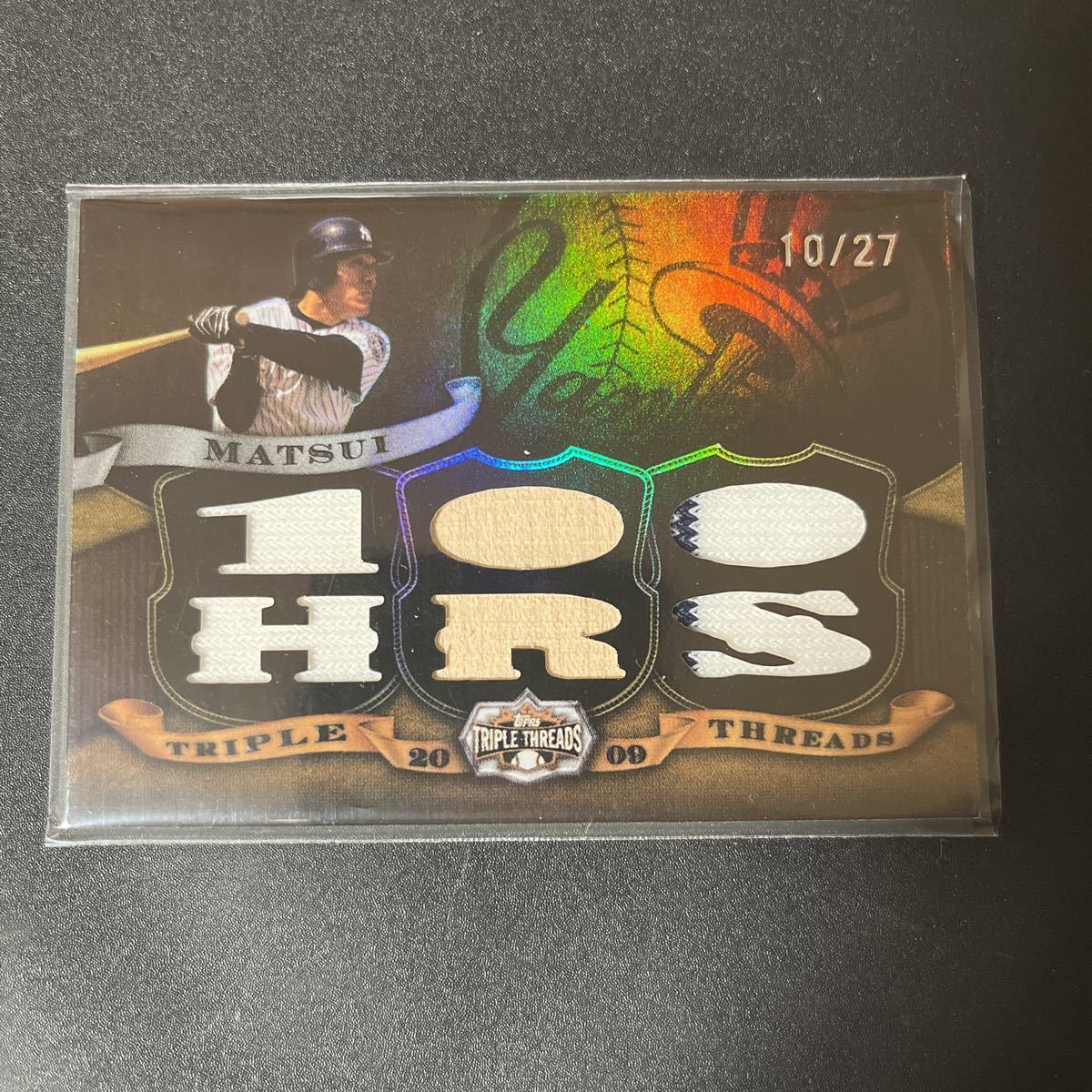 MLB 2009 Topps Triple Threads Hideki Matsui 松井秀喜 ジャージー 