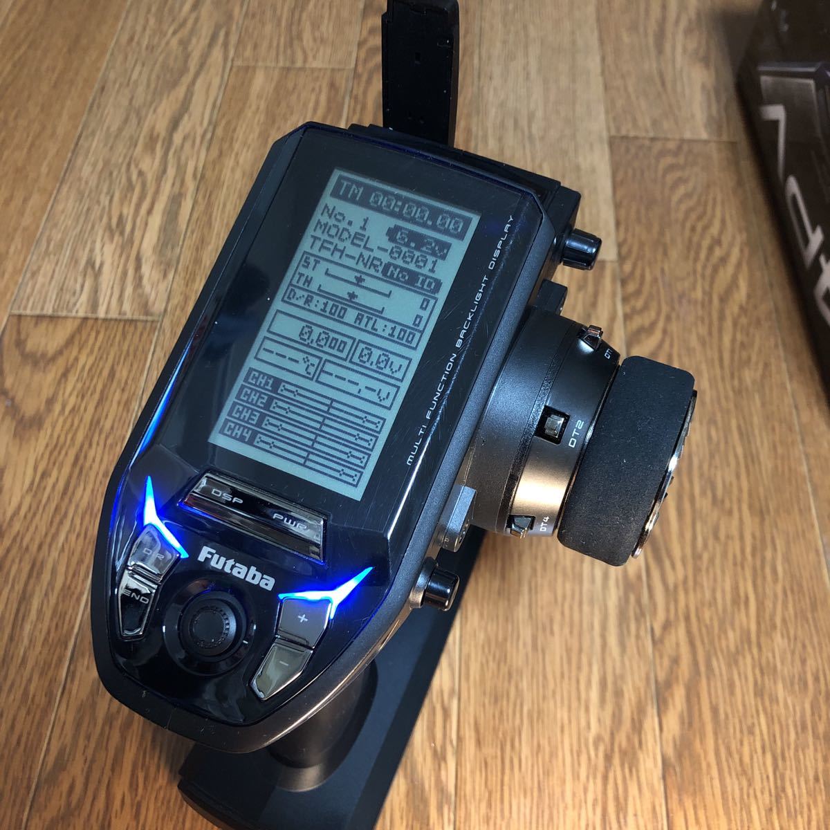 中古 フタバ 4PV R314SB-E Wレシーバー プロポ Futaba 受信機セット 