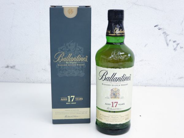K121-S3-10572 未開栓 Ballantines バランタイン 17年 スコッチウイスキー 700ml 40% 現状品①
