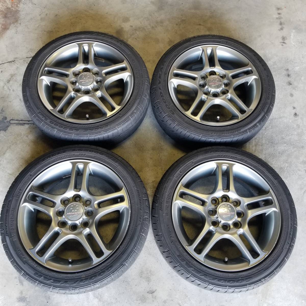 CRIMSON HOKUTO RACING 14インチ 5J PCD 100 110 4H 165/55R14 